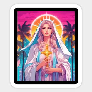 Hail Mary Full of Grace Sticker